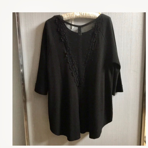 💛Free People Back Lace Top - Picture 2 of 7